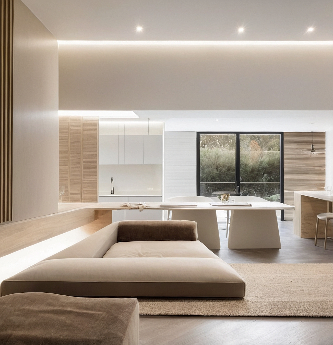 Reforma integral moderna de vivienda urbana